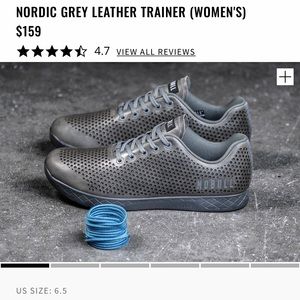 NoBull Nordic Grey Leather Trainers